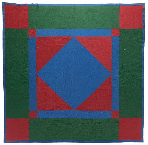 Center Diamond Quilt Possibly Made By Mattie King Stoltzfus Mrs