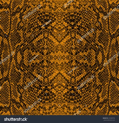 Seamless Texture Orange Reptile Skin Stock Photo 218189734 Shutterstock