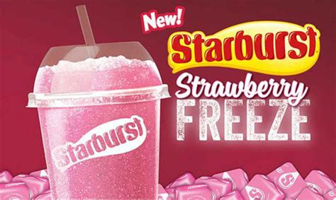 The Pink Strawberry Starburst Freeze Is Back At Taco Bell Strawberry