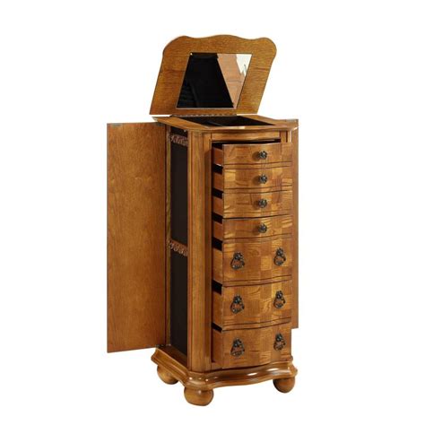 Porter Valley Jewelry Armoire Powell In Brown By Linon