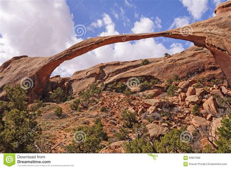 Sandstone Arch Reaching Across The Sky Stock Photo Image Of Nature