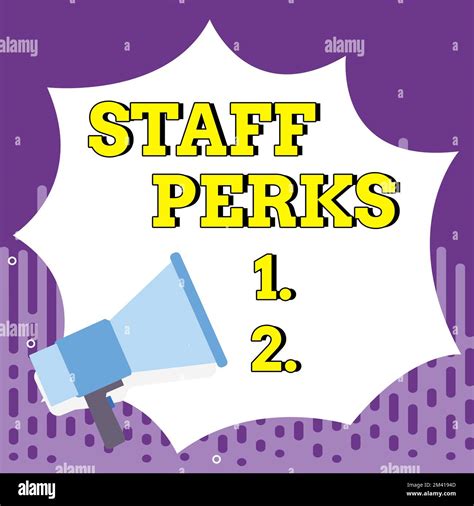 Conceptual caption Staff Perks. Conceptual photo Workers Benefits