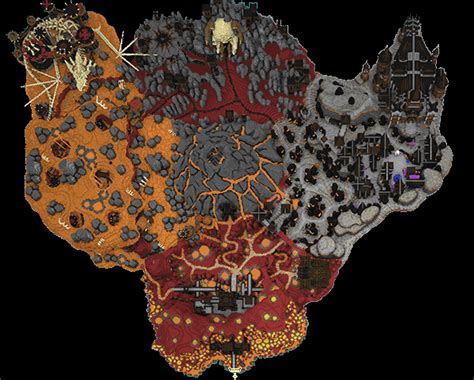 Early Version Of A Crimson Isle Map Nether Update Rhypixelskyblock