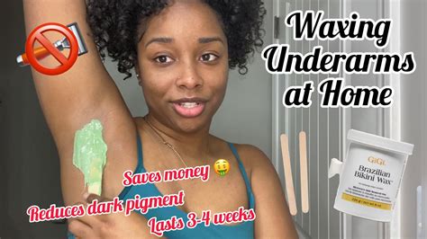 How To Wax Under Your Arms At Home Lightens Dark Armpits How To