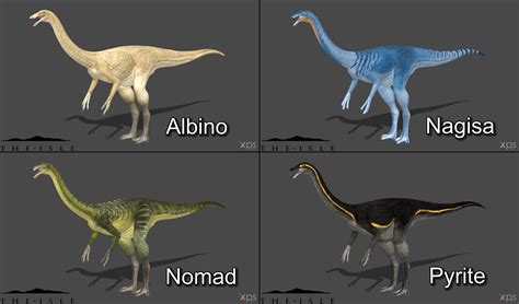 The Isle Gallimimus Skin Pack 1 By Phelcer Prehistoric Animals