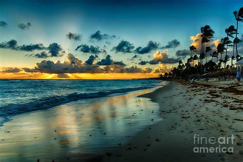 Dominican Republic Punta Cana Sunrise Photograph By Tony Cooper