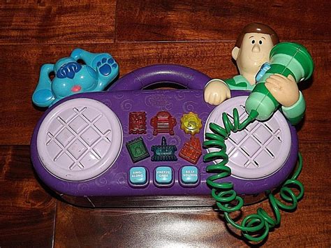 Blue Clues Toys Press And Guess Sing Along Radio Search Find Handy Dandy