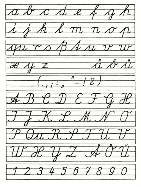 Free cursive handwriting and manuscript worksheets and fonts useful for homeschool children's practice or teaching the d'nealian alphabet and other handwriting styles. Ausgangsschrift der DDR 1958 - Schulausgangsschrift ...