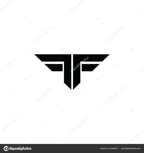 Initial Letter Ff Logo Vector Design Template Stock Vector By