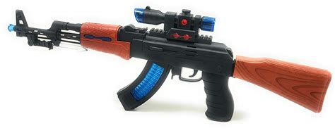 Buy Indusbay Musical Ak47 Pubg Sub Machine Gun Toy Light Sound Ak 47 M4
