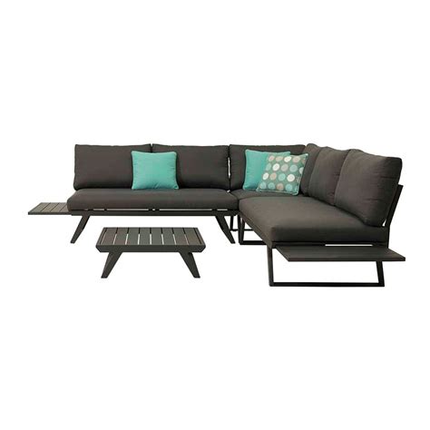 Yarra 5 Seater Outdoor Aluminium Lounge Remarkable Outdoor Living