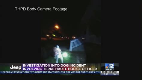 Terre Haute Police Respond To Viral Video Showing Officer Kicking Dog