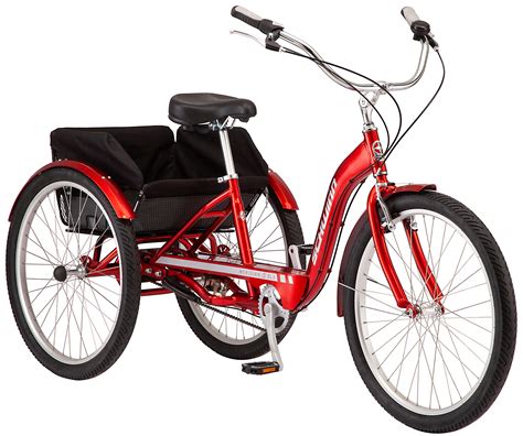 Buy Schwinn Meridian Adult Tricycle Bike Three Wheel Beach Cruiser 24