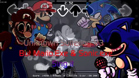 Unknown Game Rivalry Unknown Suffering V3 But Marioexe And Sonicexe