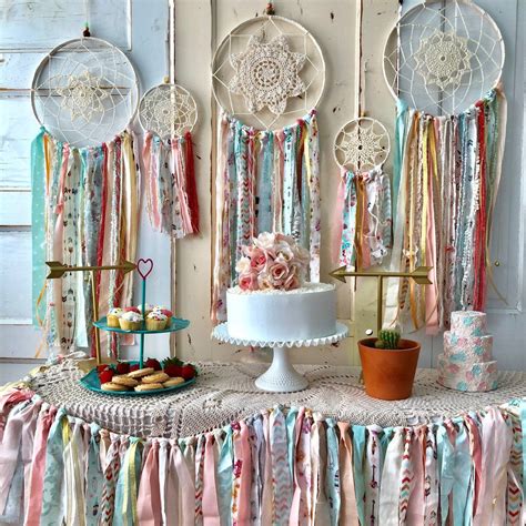 party decorations by quiltedcupcake on etsy boho birthday party boho party boho chic party