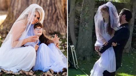 Groom Carries Brides Twin Down The Aisle In Wedding Dress In Emotional Tiktok Video