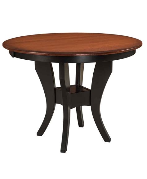 Imperial Single Pedestal Dining Table Amish Direct Furniture