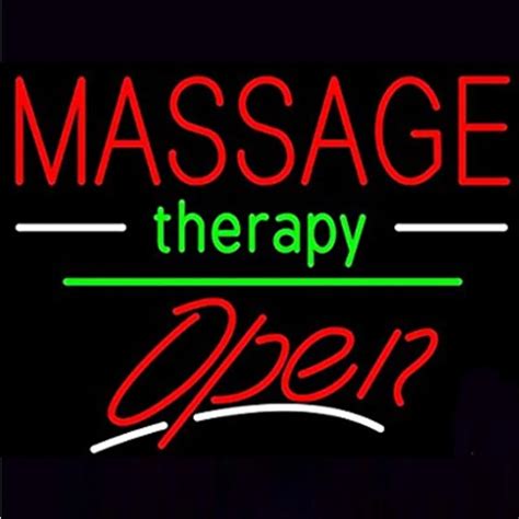 Massage Therapy Neon Sign Lamp Fairy Lights Real Block Neon Sign Lamp