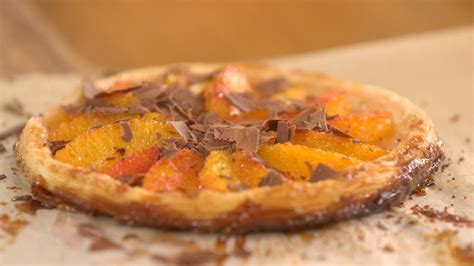 Recette Tarte fine caramélisée à lorange sanguine