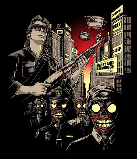 They Live Fright Rags Tee By Scumbugg On Deviantart Horror Movie Art Movie Poster Art