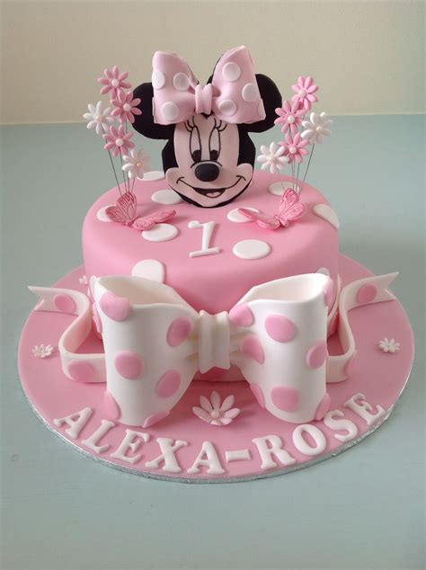 Mini Mouse St Birthday Cake Mini Mouse Birthday Cake Minnie Mouse