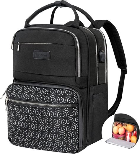 Vankean Lunch Backpack For Women Men Cooler Bag With Lunch Box Large
