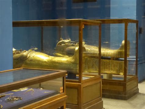 Tutankhamuns Coffins Tutankhamuns Golden Coffins And Inc Flickr