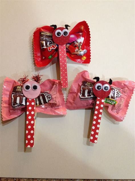 Cute Diy Projects — Valentine Clothespin Mandm Butterflies More Cute