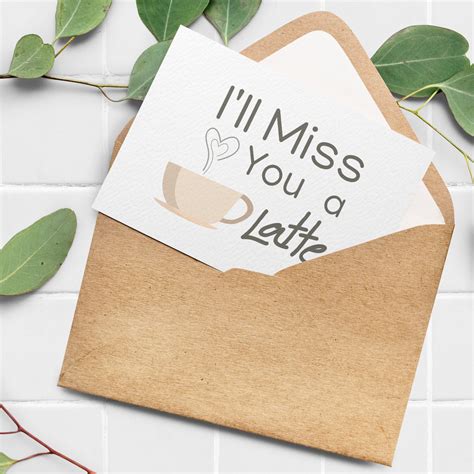 Printable Folded Greeting Card Printable Card To Say Goodbye Etsy