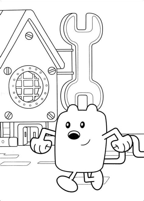 Happy Wubbzy Coloring Page Free Printable Coloring Pages For Kids