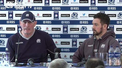 Scotland Post Match Press Conference Following Defeat To Ireland Youtube