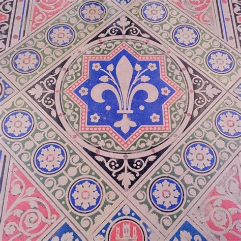 Le Joli Sol Coloré De La Sainte Chapelle à Paris Medieval Pattern