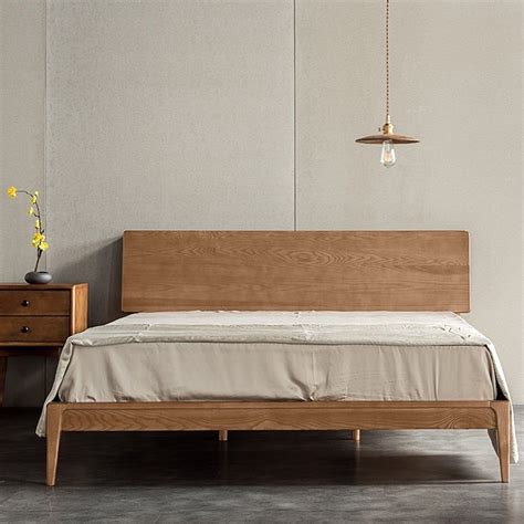 Moriyama Bed Ash Bed Frame Platform Bed Frame Solid Wood Bed Frame