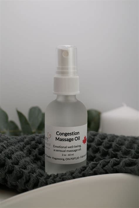 Congestion Massage Oil Bare Naked Beauty