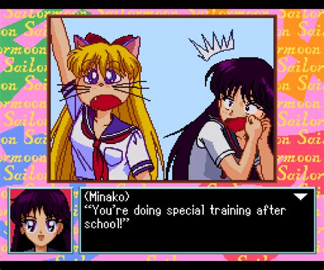 Pretty Solder Sailor Moon Pc Engine Minako As Artemis