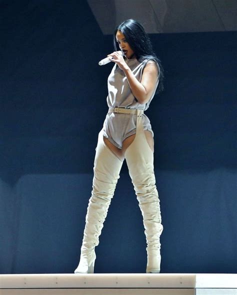 Rihanna Jokes Fave Thigh High Chaps Are Trouble As She Unveils New