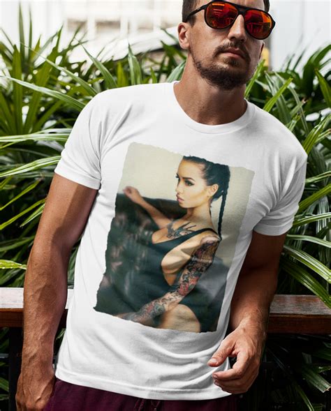 Pin Up Hot Model T Shirt Swag S Xl Unisex Tee Sexy Tattoo Girl S Body