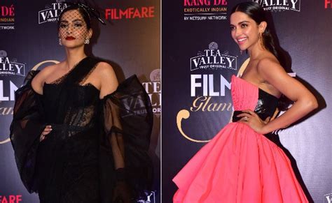 Deepika Padukone Sonam Kapoor Are Filmfares Most Glam And Most