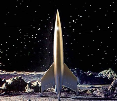 Luna Rocket From The 1950 Movie Destination Moon Old Sci Fi Movies