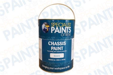 Chassis Paint Fast Drying Durable Semi Gloss Black Paint