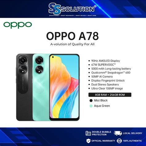 Oppo A78 4g Price In Malaysia And Specs Rm975 Technave