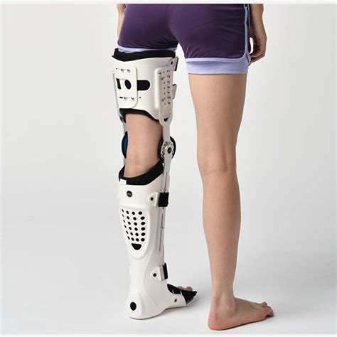 Yc° Knee Brace Knee Ankle Foot Orthosis Kafo Brace Fixed Stiff Thigh