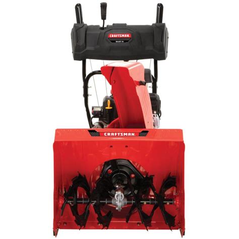Craftsman 24 In 208cc Deluxe Two Stage Snow Blower W Electric Start