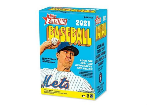 2021 Topps Heritage Baseball 8 Pack Blaster Box Lot Of 10 Da Card World