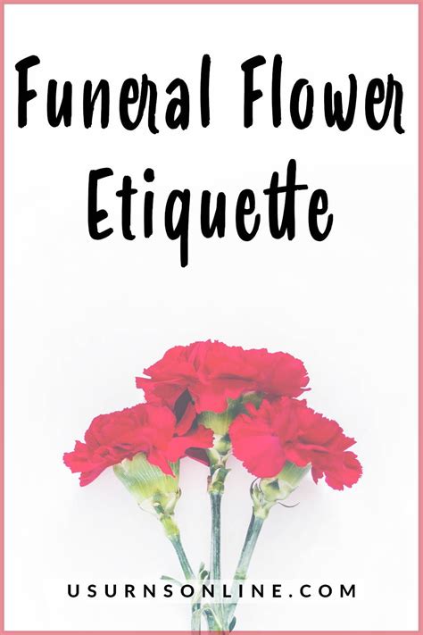 Funeral Flowers Etiquette Messages When And How To Send Urns