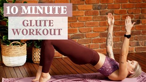 MINUTE GLUTE BRIDGE WORKOUT Pilates At Home Low Impact NO EQUIPMENT YouTube