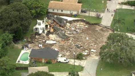 Massive Florida Sinkhole Threatens More Homes