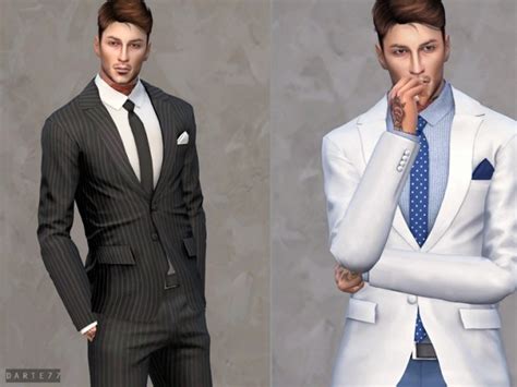 Slim Fit Suit Jacket By Darte77 At Tsr Sims 4 Updates
