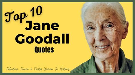 ⭐ Top Ten Jane Goodall Quotes ⭐⭐⭐⭐⭐ Pioneering Women In History Who