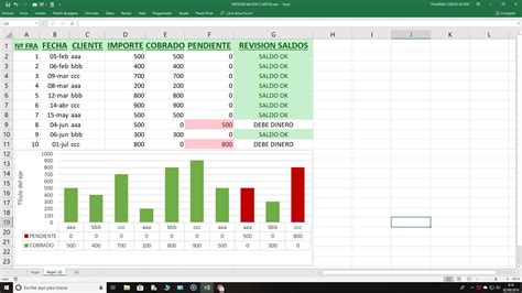 Excel Pagos Facturas Para El Control De Cobros A Clientes Pago De Facturas Administracion De